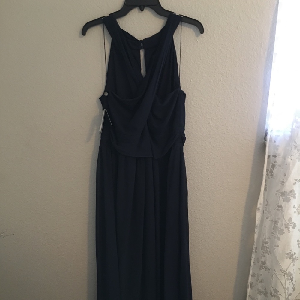 Long Midnight Blue Dress
